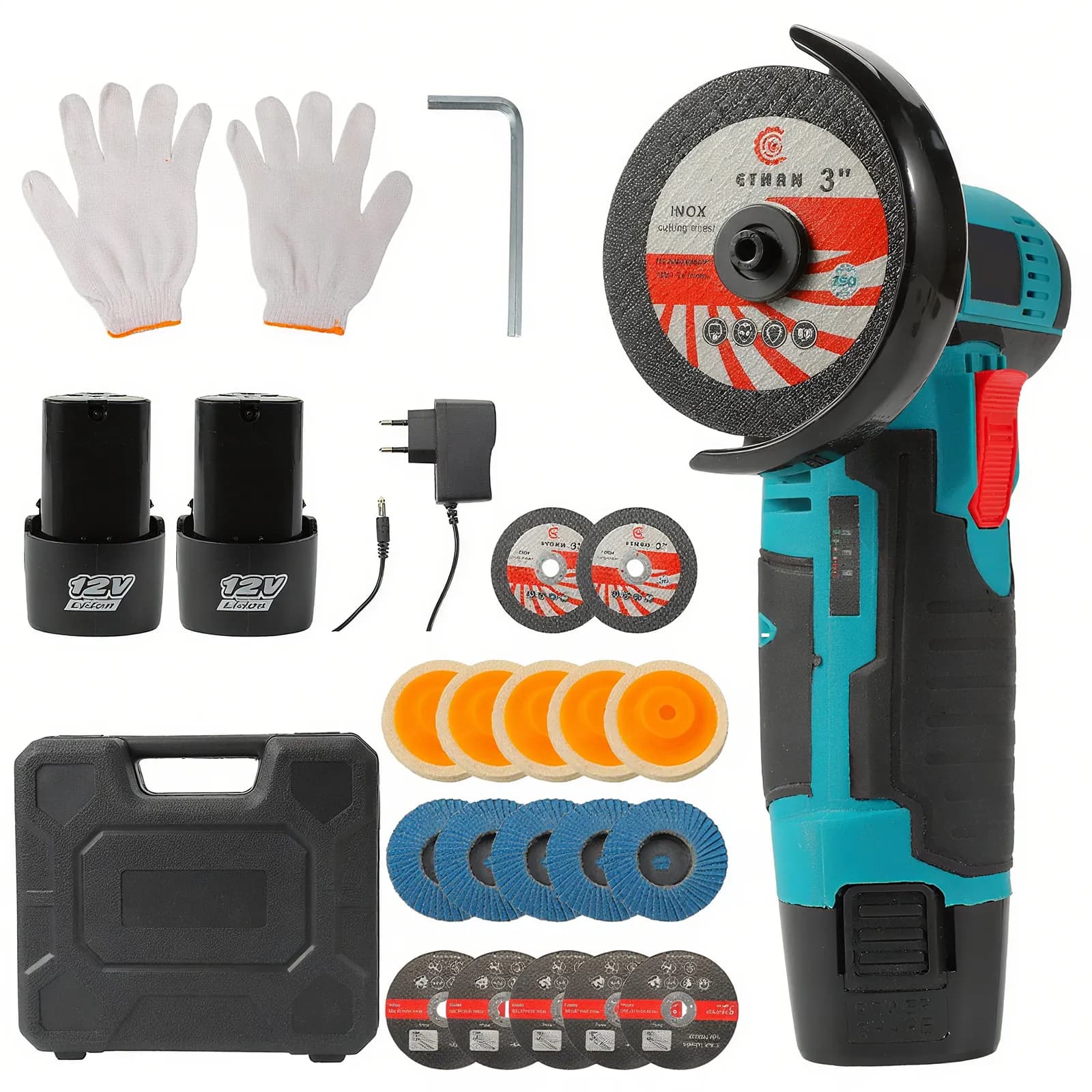 Mini szlifierka kątowa 12V Li-Ion