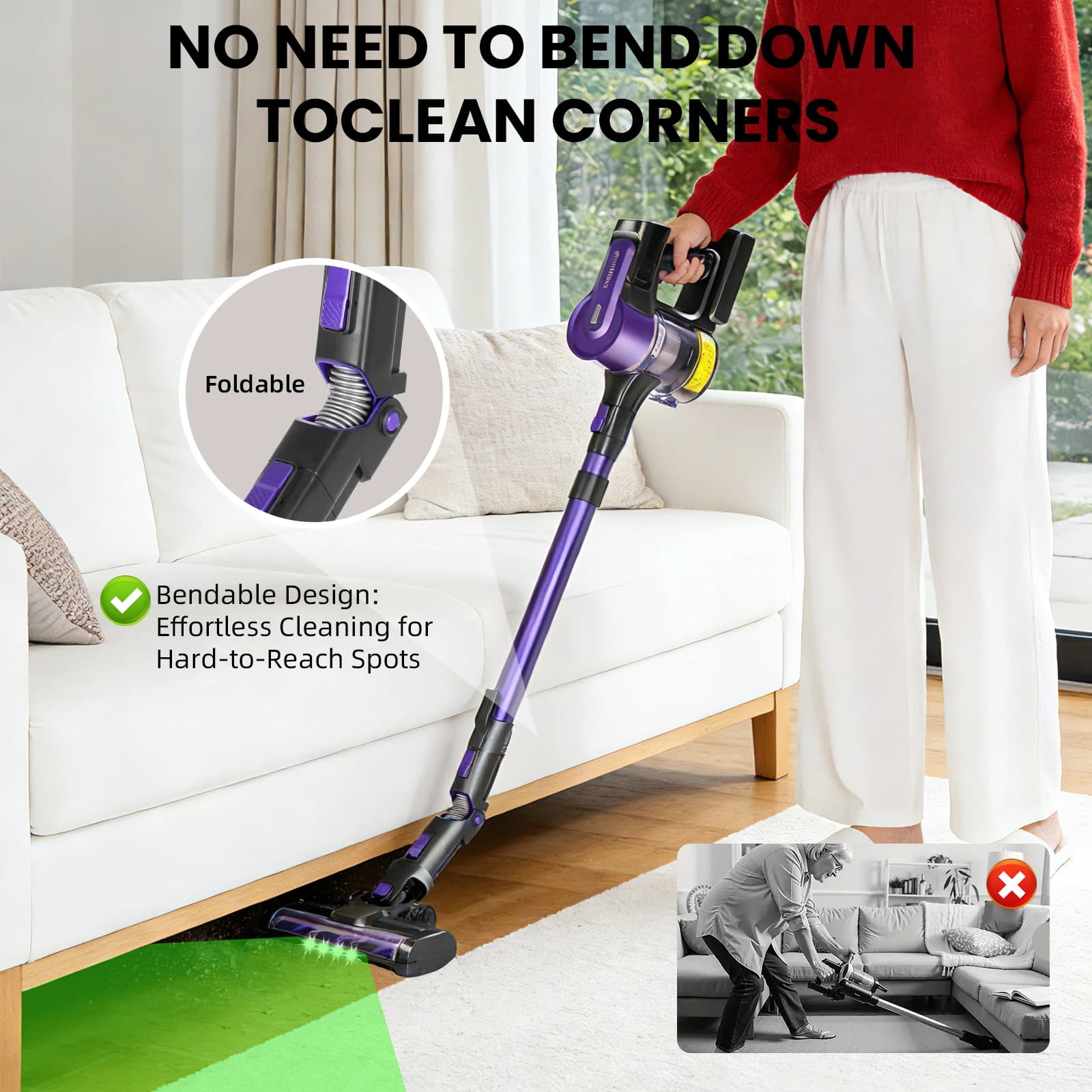 Odkurzacz bezprzewodowy Grenintol S119 500W - 6