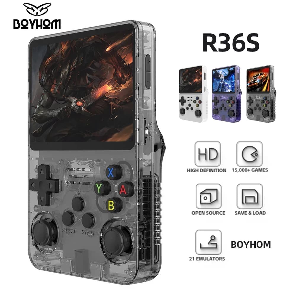 Konsola retro R36S 128GB z ekranem IPS 3,5"