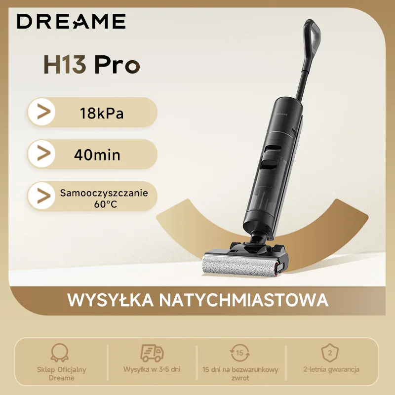 Odkurzacz pionowy Dreame H13 Pro z mopowaniem