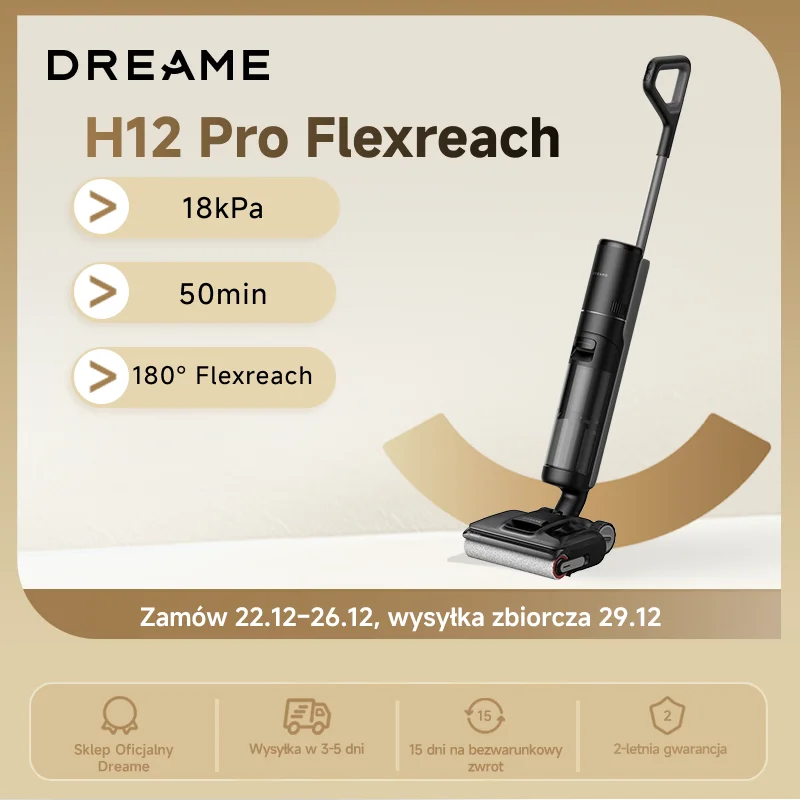 Odkurzacz pionowy Dreame H12 Pro Flexreach