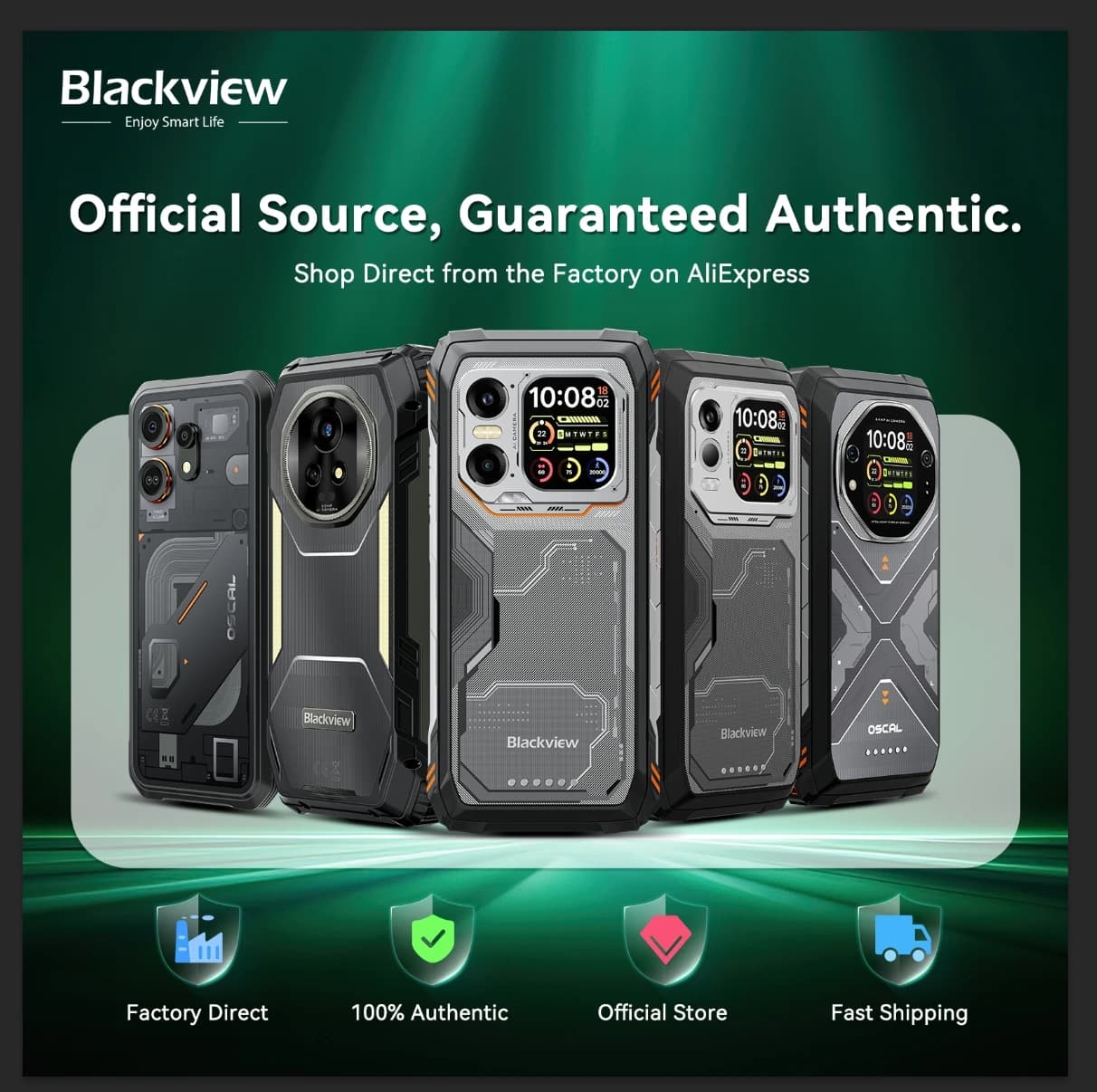 Blackview OSCAL Marine 2 AI smartfon 8/128GB - 7