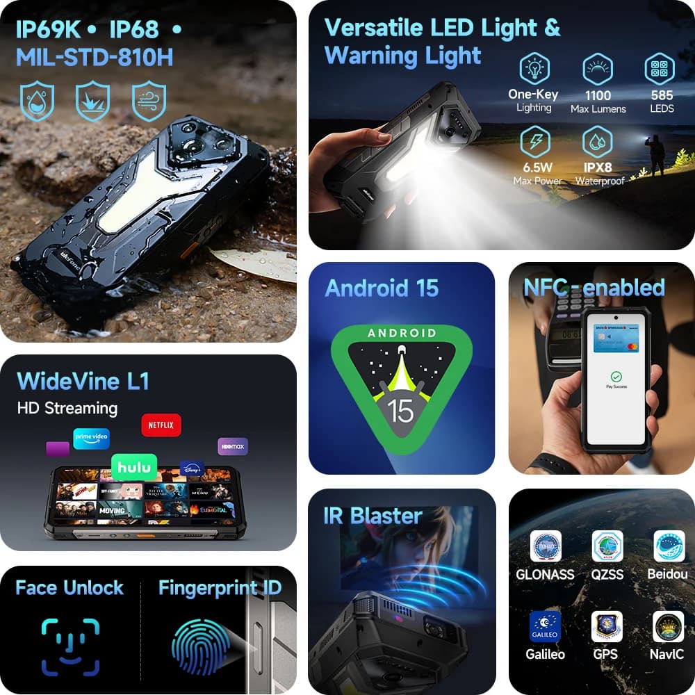 Ulefone Armor 34 Pro 5G - smartfon o dużej wydajności - 5