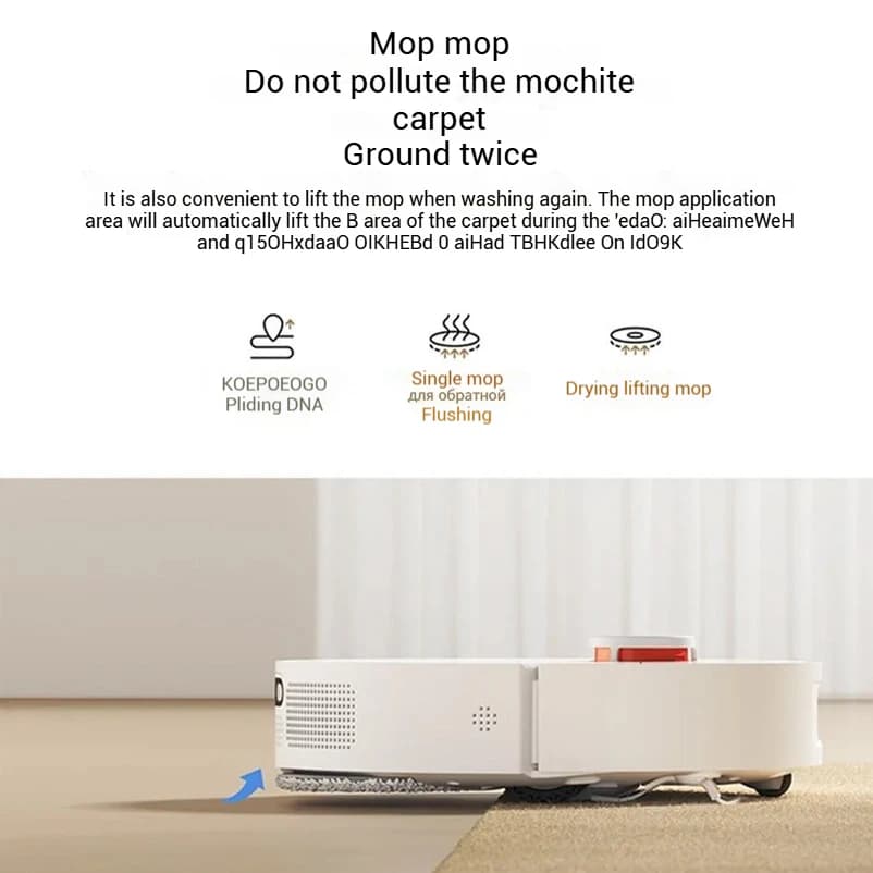 Xiaomi H40 Robot Sprzątający 2w1 - 4
