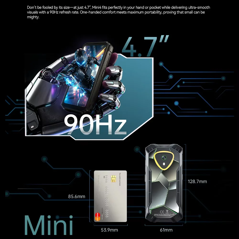 Smartfon Cubot KingKong Mini 4 4,7" 90Hz - 7