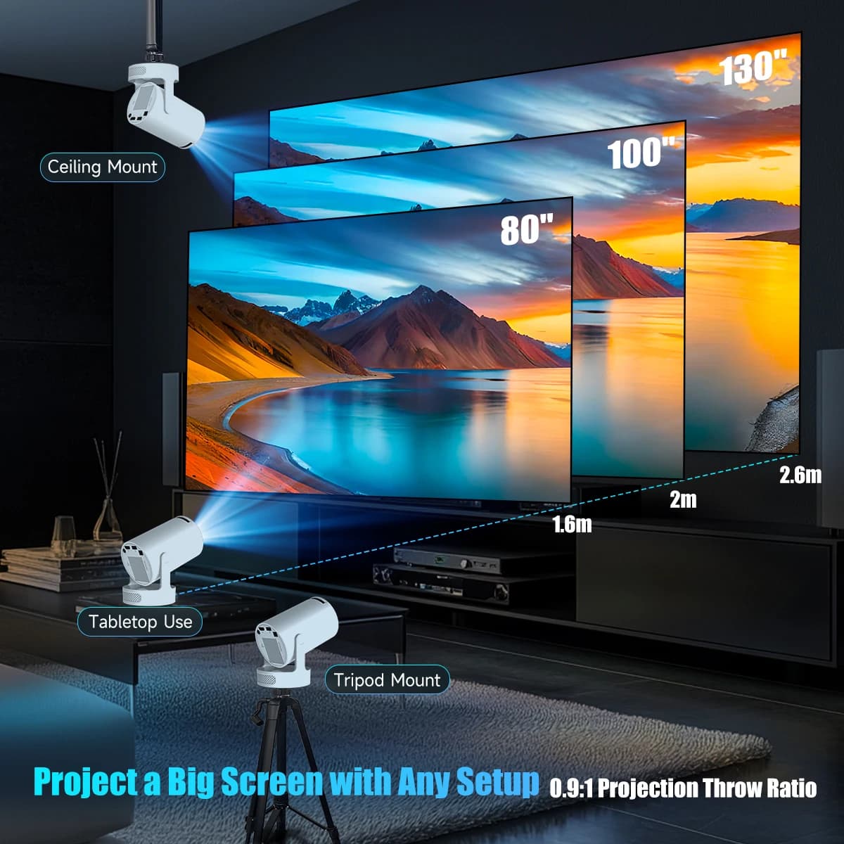 Projektor Magcubic HY300 Pro+ 8000 lm - 7