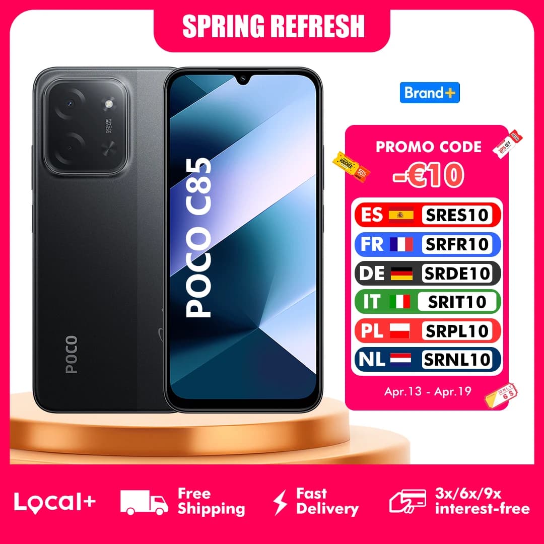 POCO C85 smartfon 6GB/128GB NFC 50MP