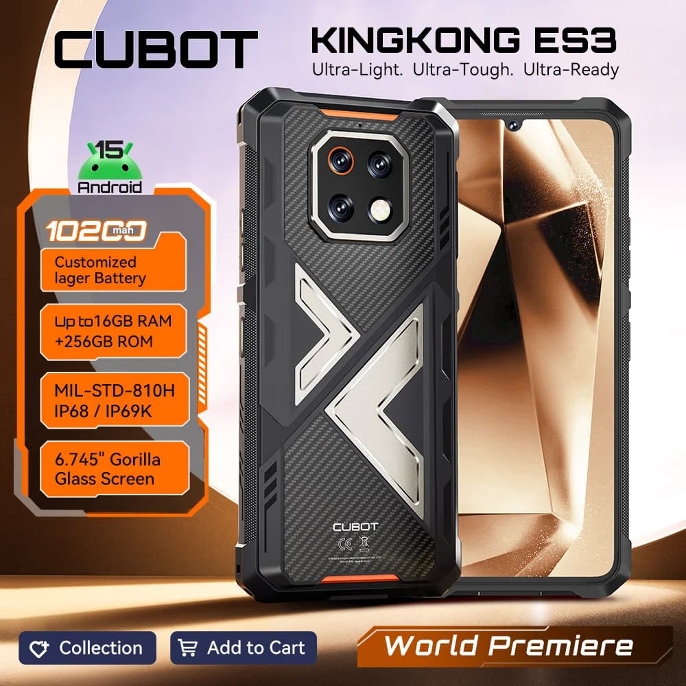 Cubot KingKong ES 3 16GB RAM 256GB