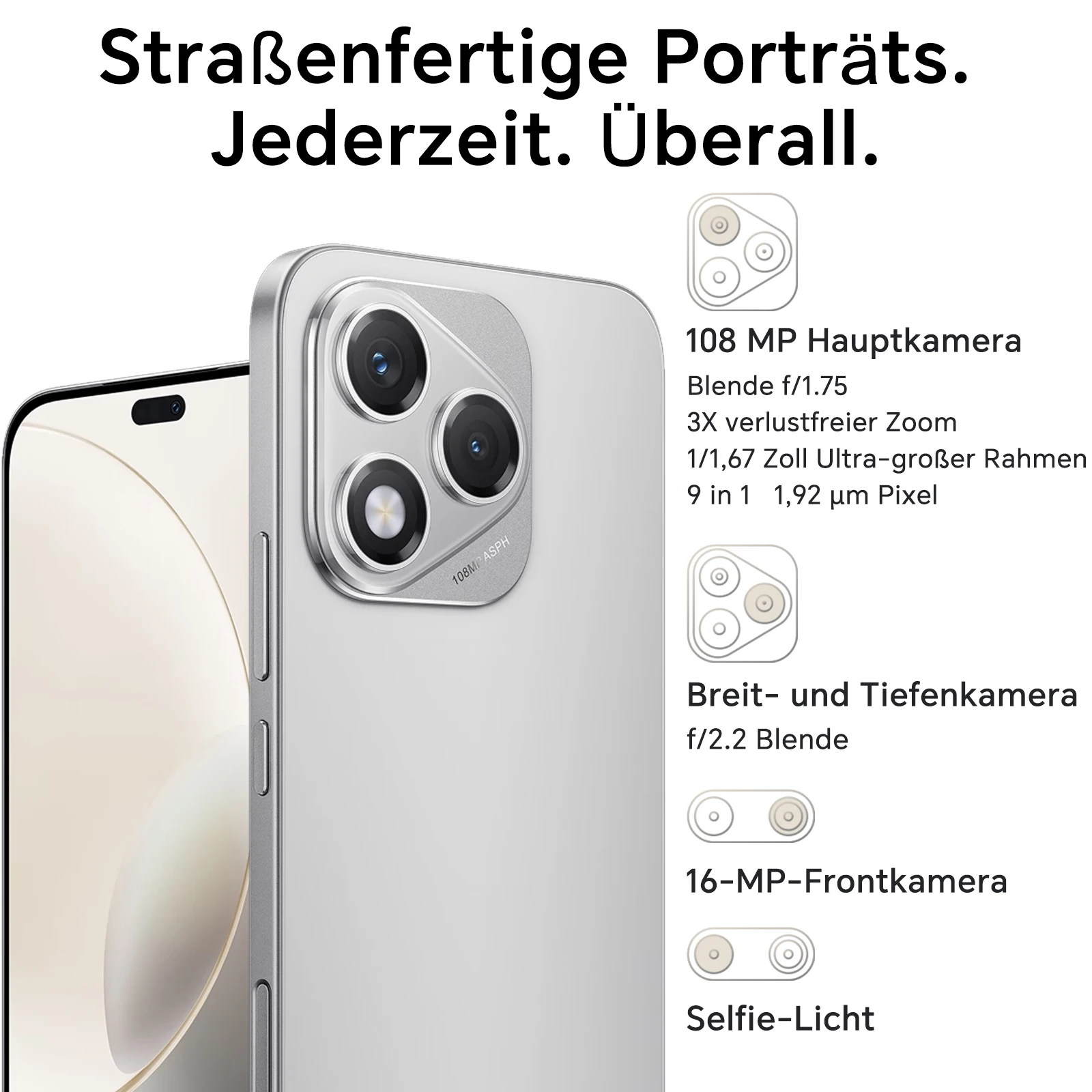 HONOR 400 Lite 5G smartfon 6,7" AMOLED - 3