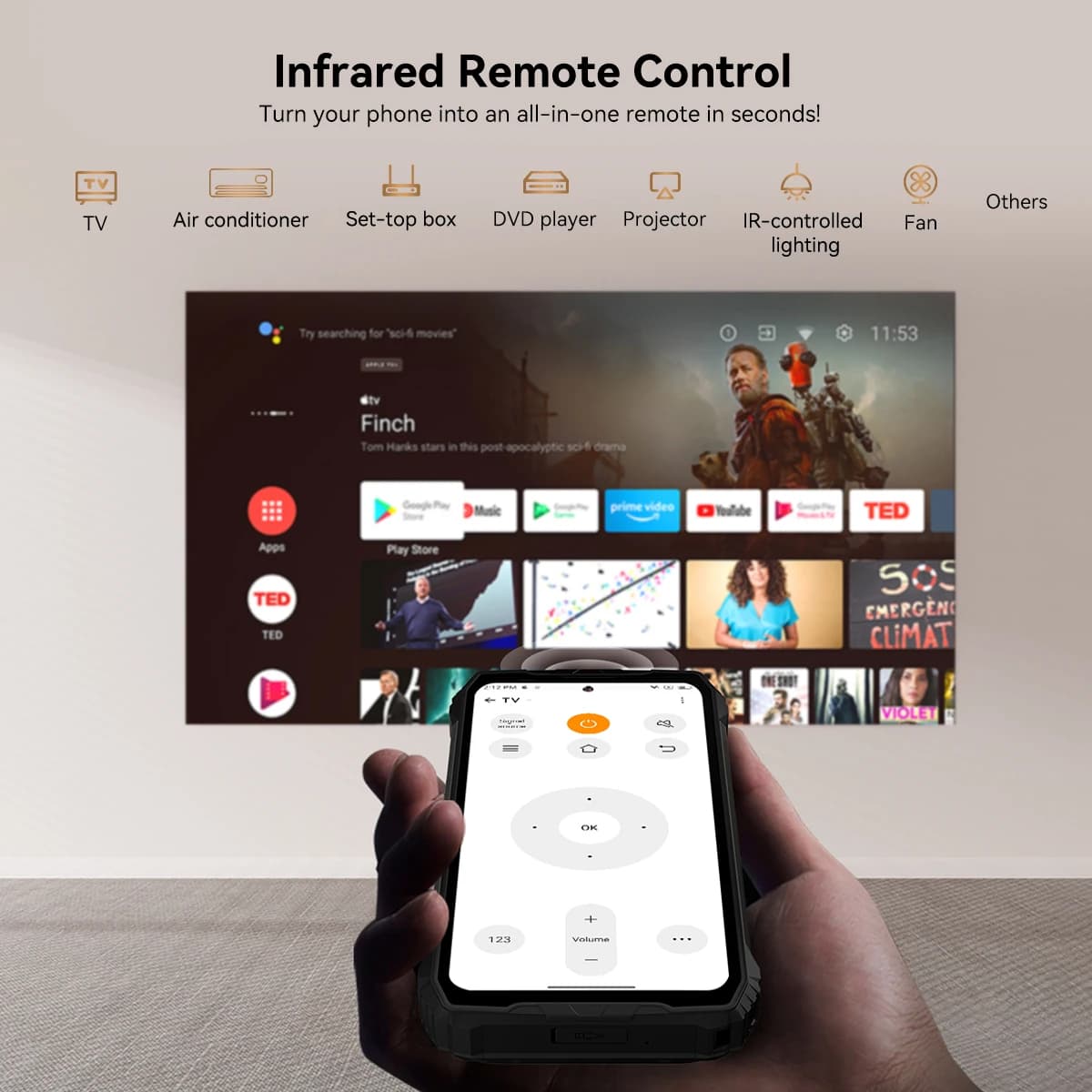 Wytrzymały smartfon Blackview XPLORE 2 5G, ekran AMOLED 6,73 cala, bateria 20000 mAh, szybkie ładowanie 120 W, aparat 50 MP, telefon komórkowy do użytku na zewnątrz - 7