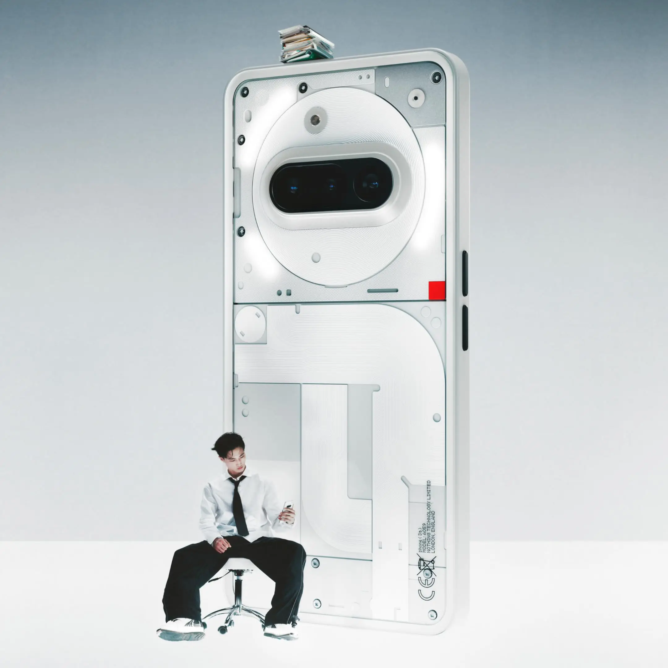 Smartfon Nothing Phone (3a) 5G 8 GB + 128 GB/12 GB + 256 GB, procesor Snapdragon 7s Gen 3, elastyczny wyświetlacz AMOLED o przekątnej 6,77 cala, bateria 5000 mAh z ładowaniem 50 W, wersja globalna, NFC/GPS/Wi-Fi 6/Bluetooth 5.4/Google Pay/Android 15 - 7