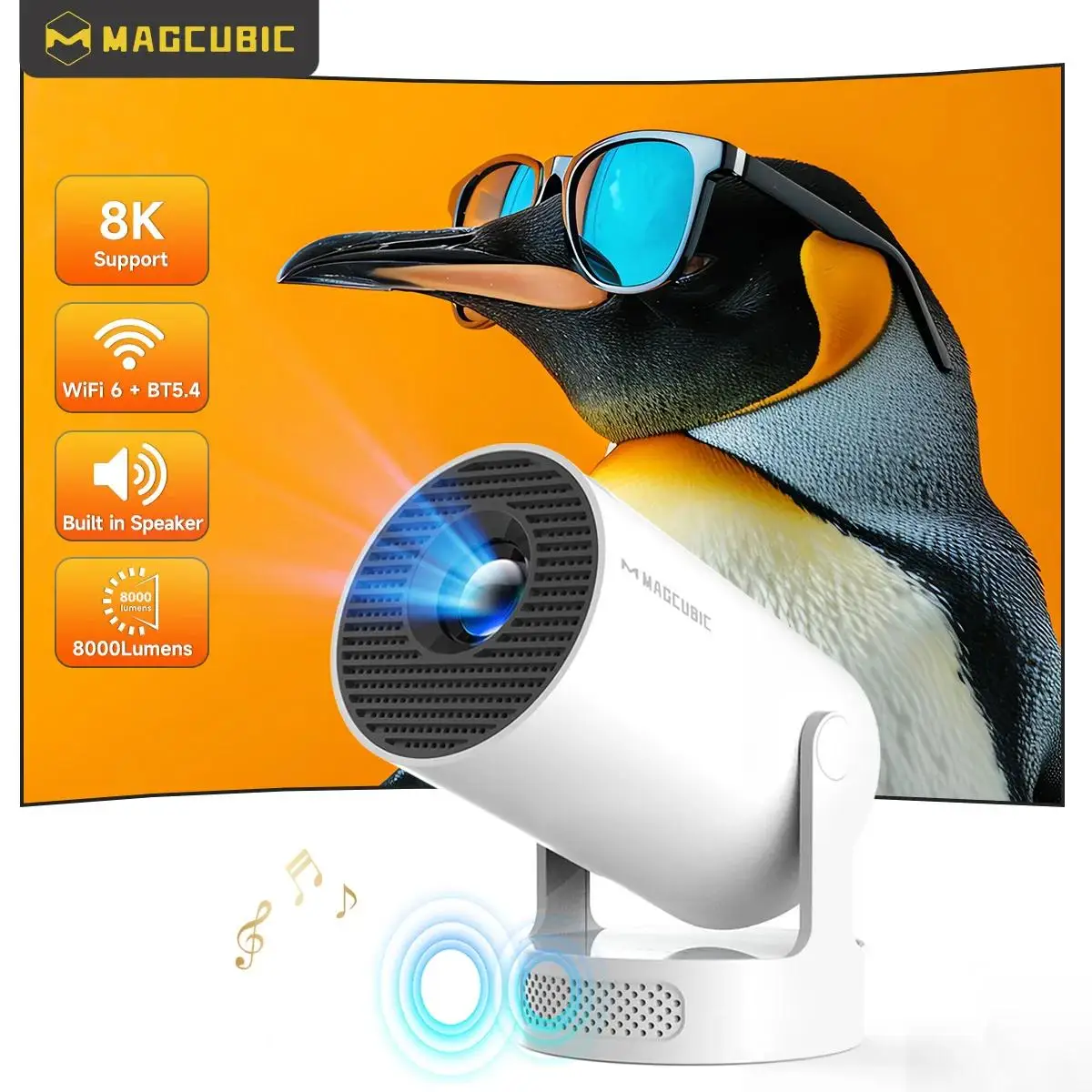 Projektor Magcubic HY300 Pro 8K Android 14