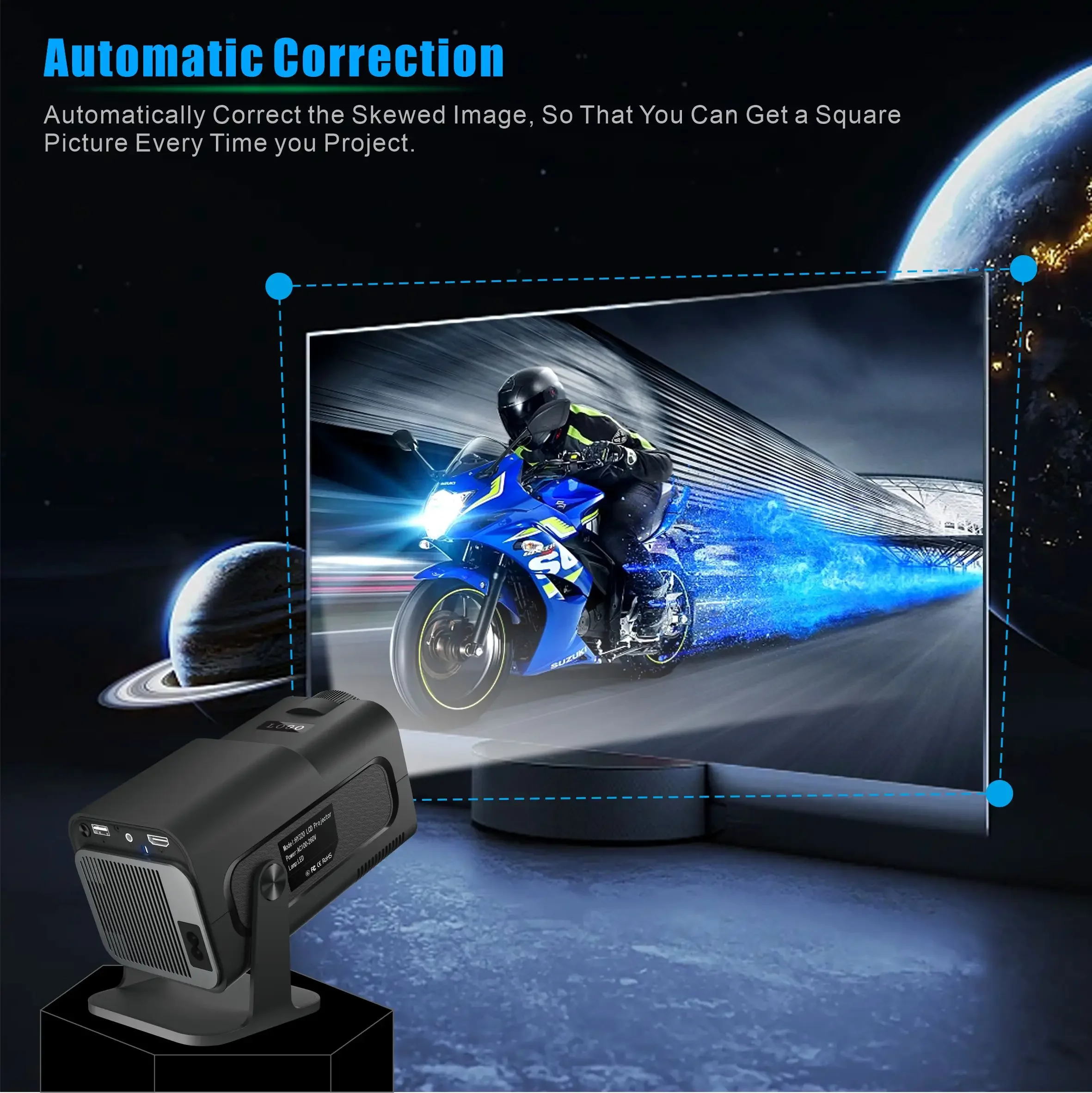Mini projektor LED HY320 Android 4K - 3