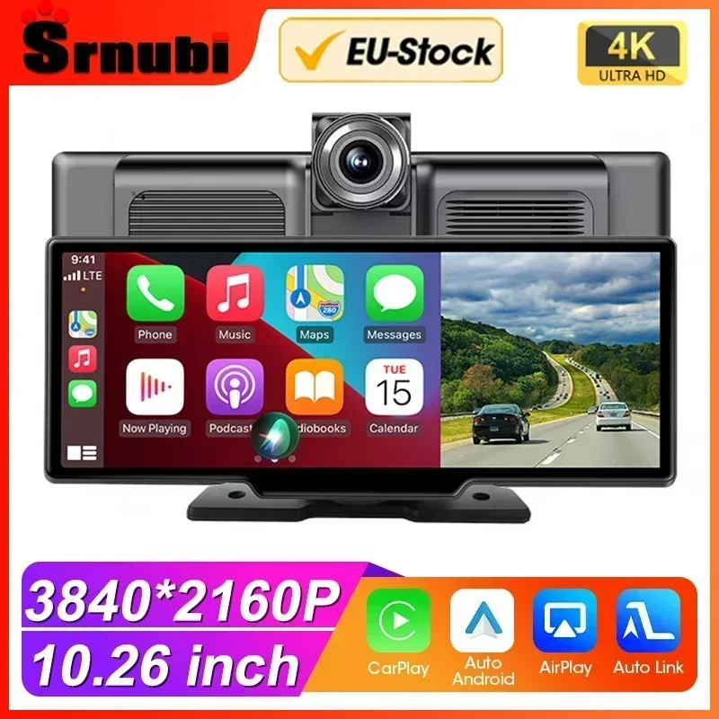 Kamera samochodowa Srnubi 10.26" DVR 4K