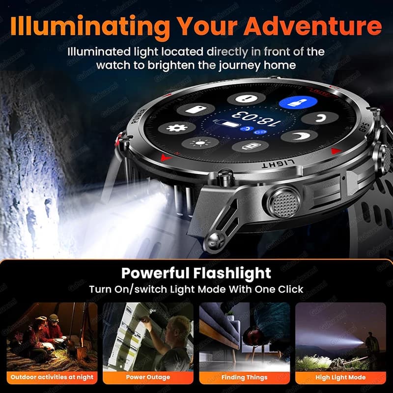 Smartwatch z GPS, AMOLED i NFC - 5