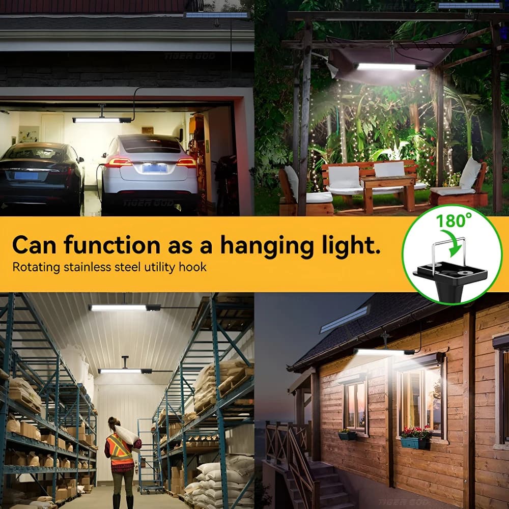 Solarna lampa ścienna z czujnikiem ruchu - 7