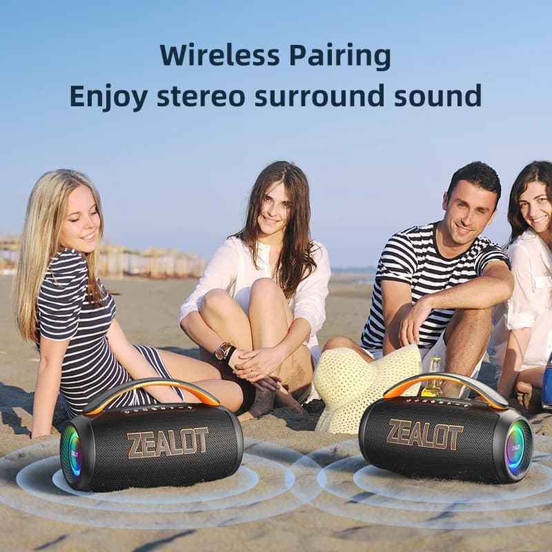 Głośnik Bluetooth Zealot P12 60W z TWS - 7