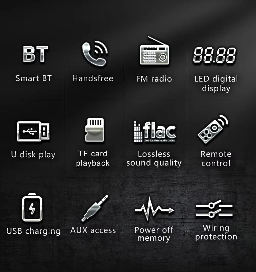 Radio samochodowe JSD-530 Bluetooth MP3 USB - 4