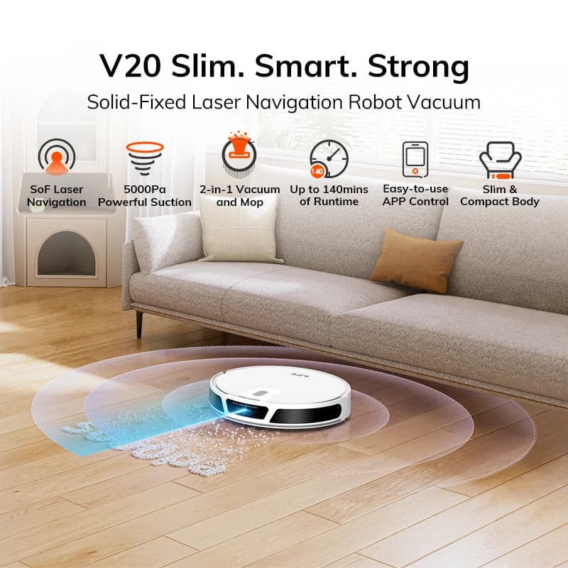 Odkurzacz automatyczny ILIFE V20 z LiDAR - 3