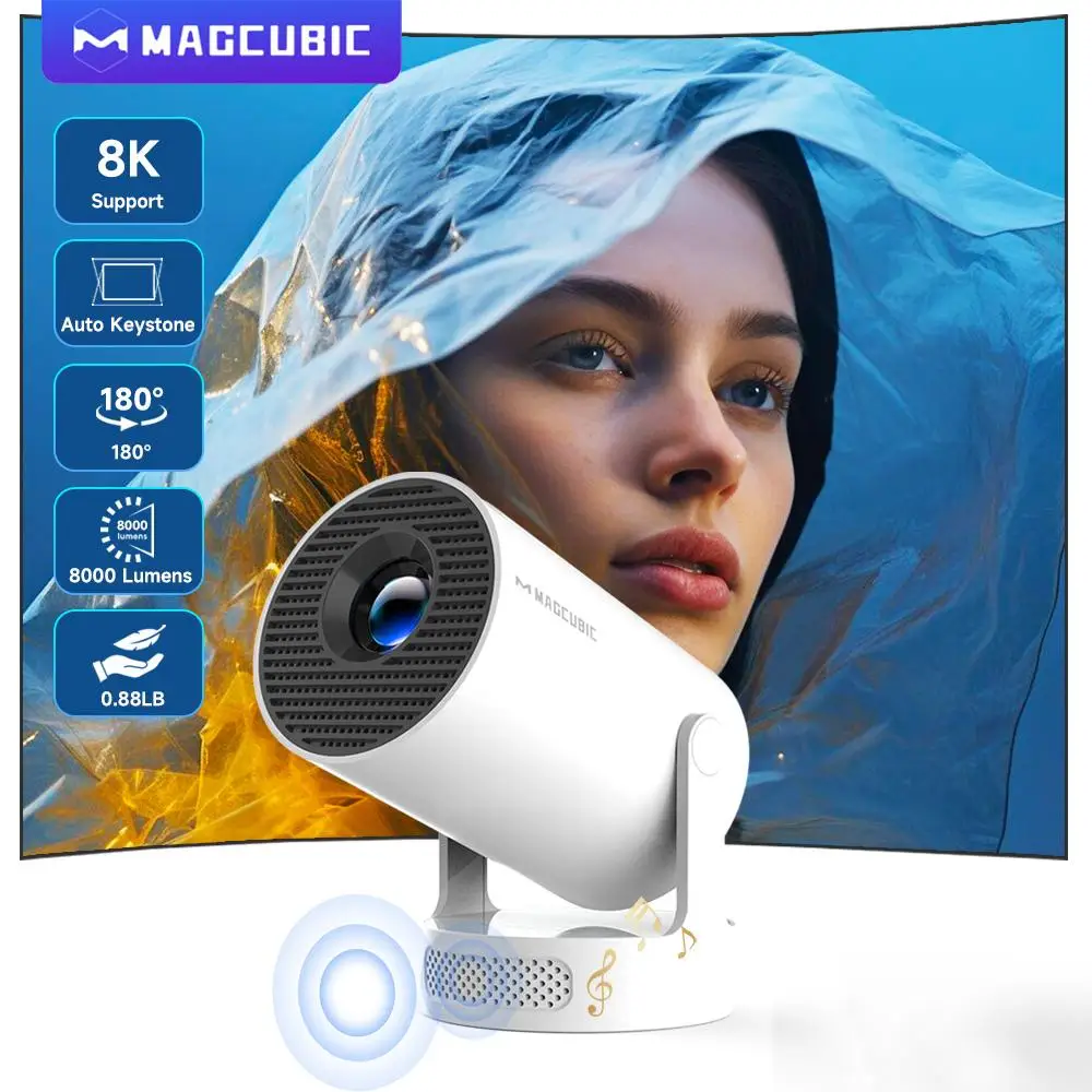 Projektor Magcubic HY300 Pro 8K, 8000 lm