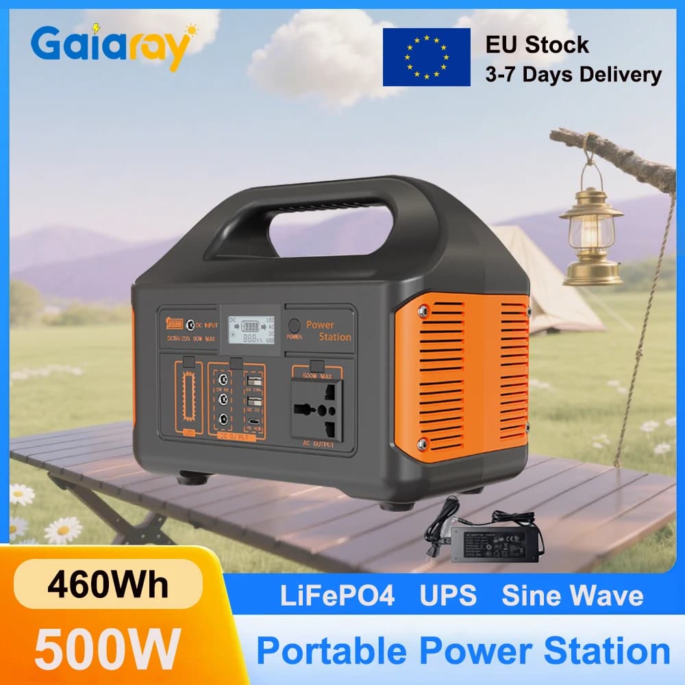 Stacja zasilania Gaiaray 500W 460Wh LiFePO4