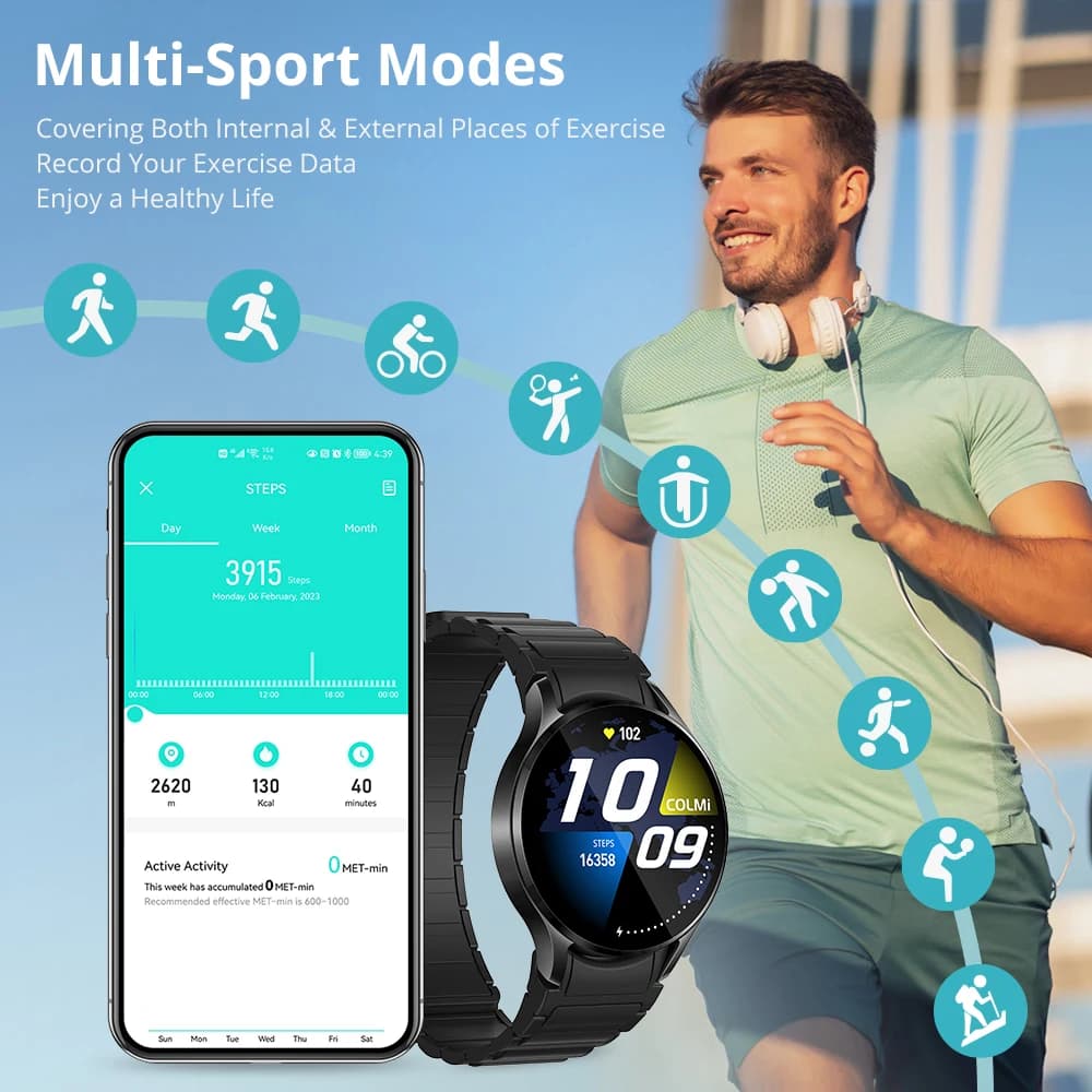Smartwatch COLMI i28 Ultra AI AMOLED - 5