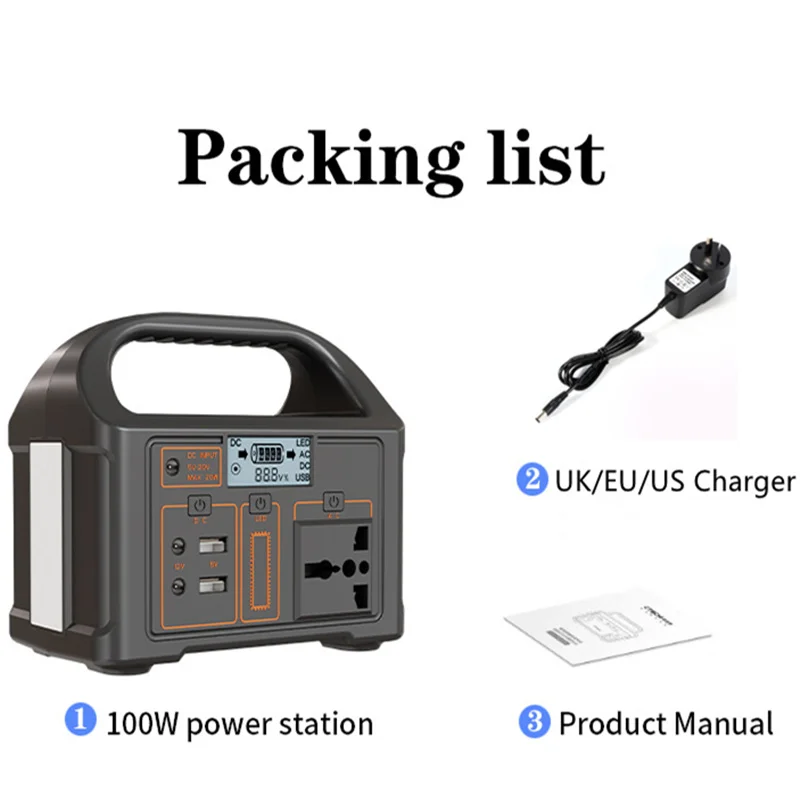 Przenośna elektrownia słoneczna 100W - 7