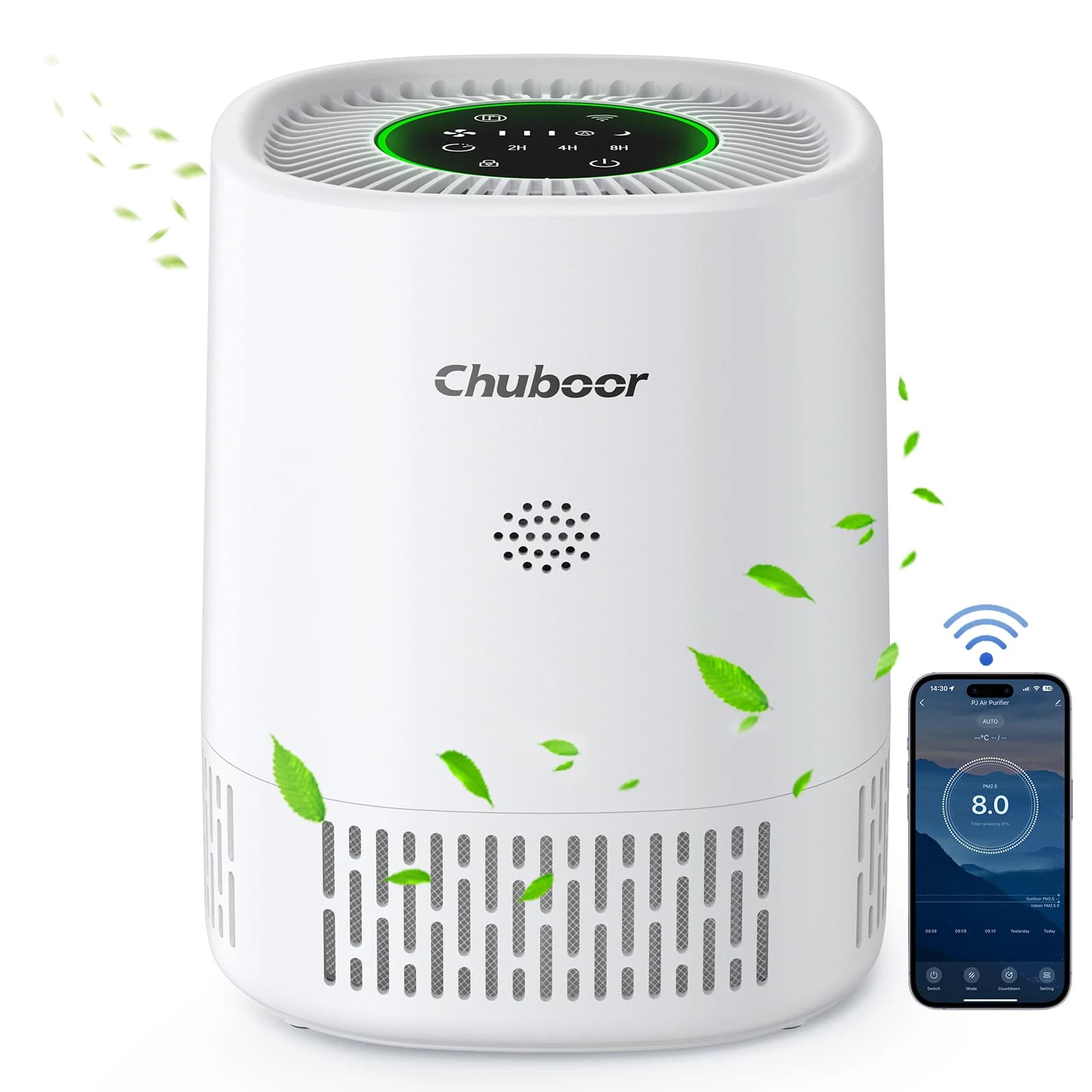 Oczyszczacz powietrza Chuboor PJ07 z Wi-Fi