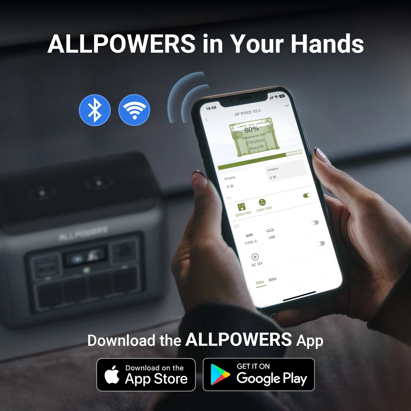 ALLPOWERS R1500 LITE stacja zasilania 1056Wh - 7