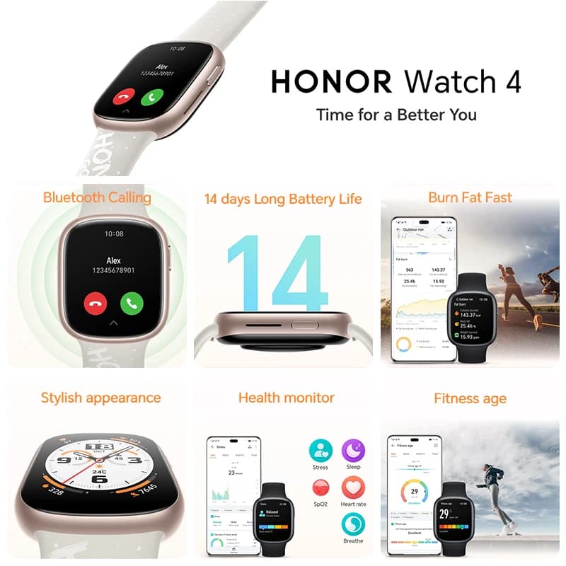 Honor Watch 4 Smartwatch 5ATM GPS - 3