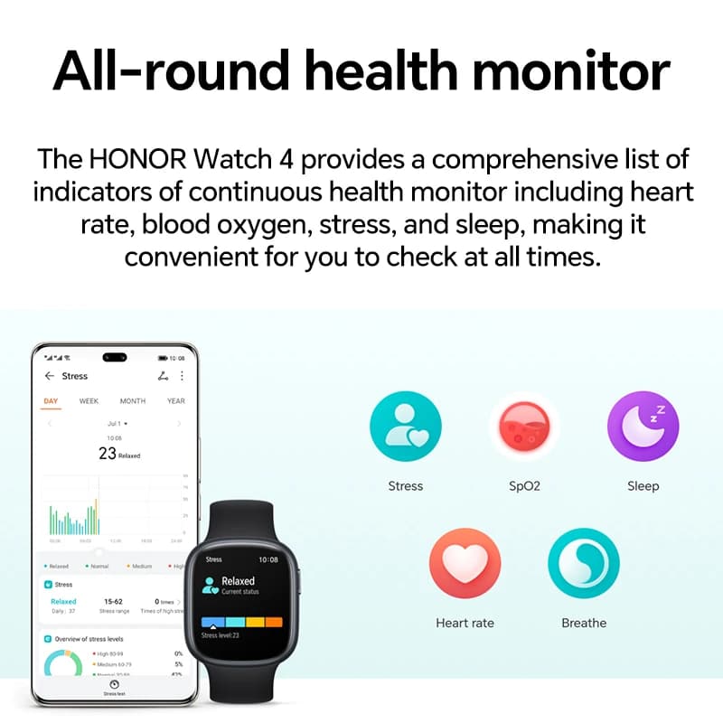 Honor Watch 4 Smartwatch 5ATM GPS - 4