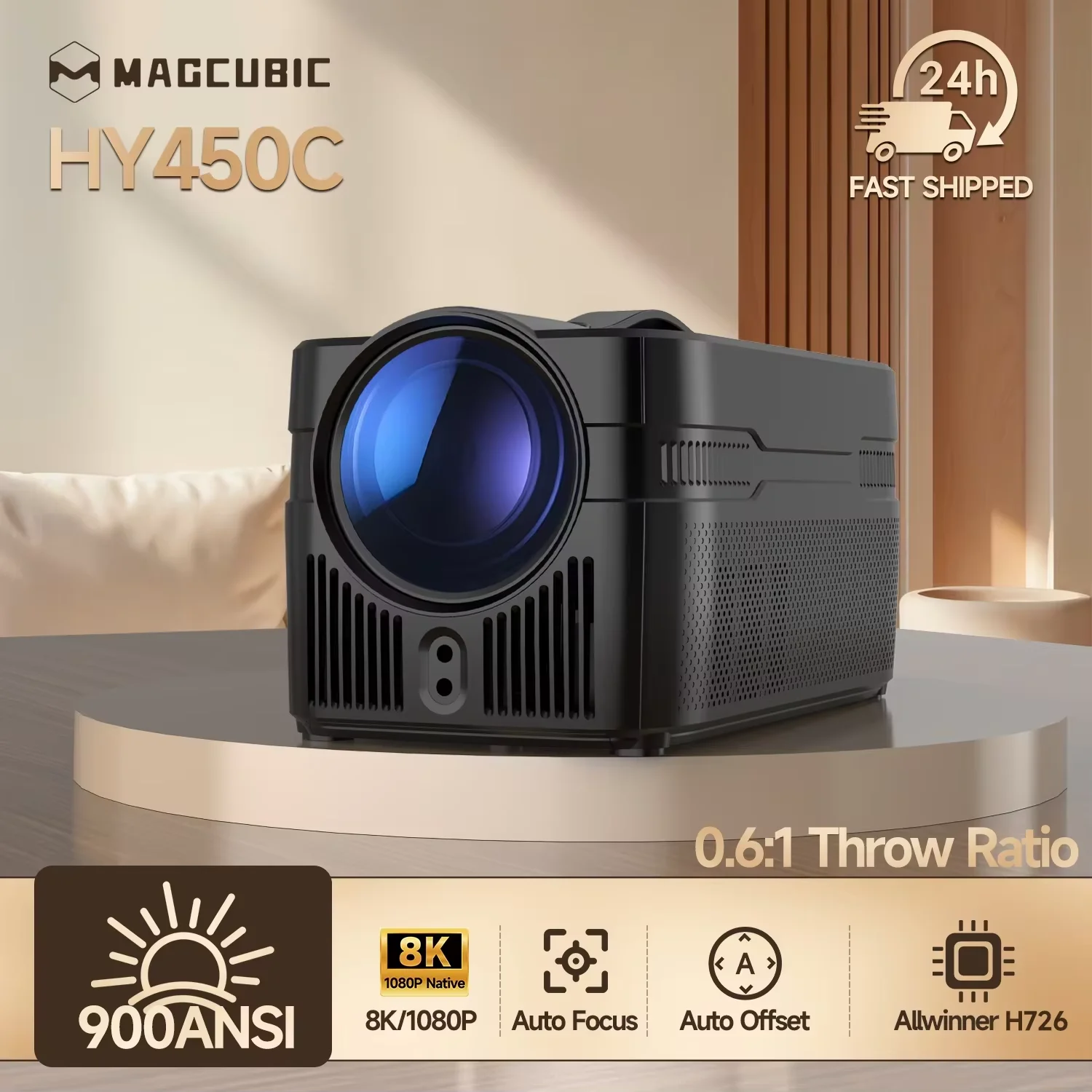 Projektor Magcubic HY450C 4K 1080P natywny