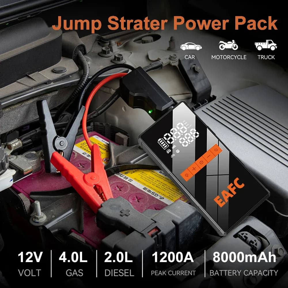Starter samochodowy z kompresorem 1200A - 4