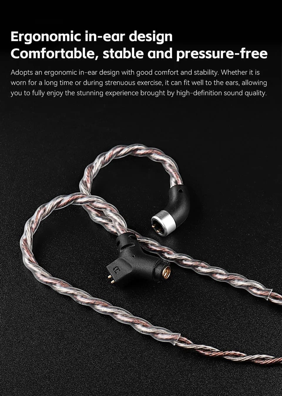 Kabel TRN RedChain Plus z mikrofonem 3.5mm - 6