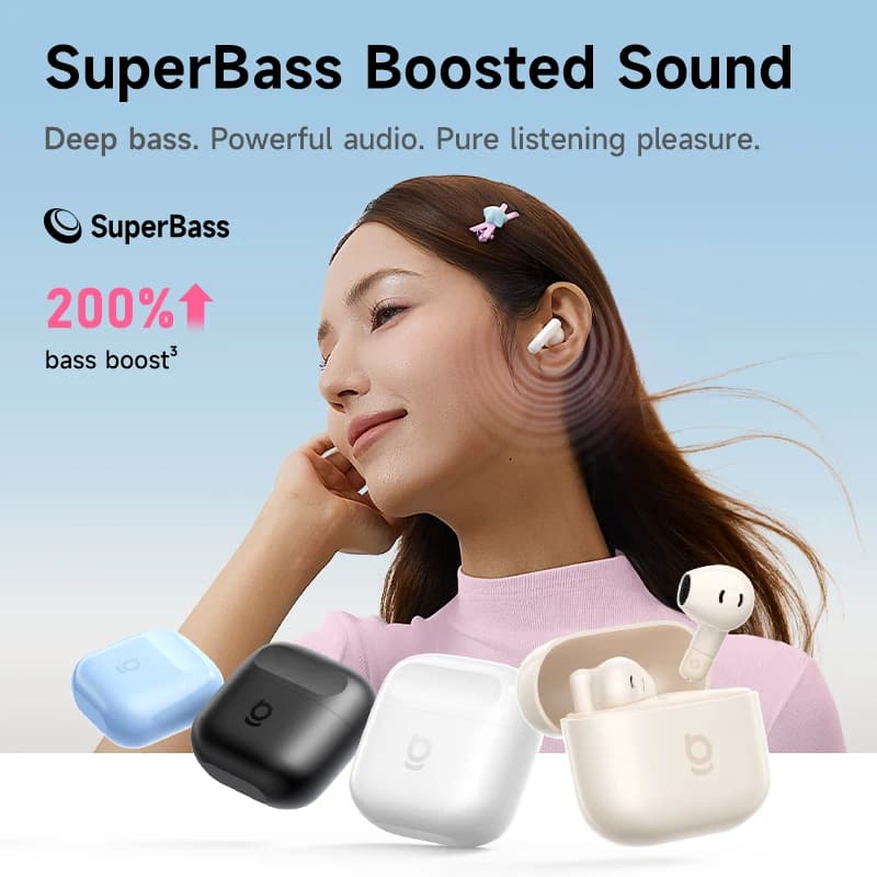 Słuchawki bezprzewodowe Baseus Bass BS2 Lite - 3