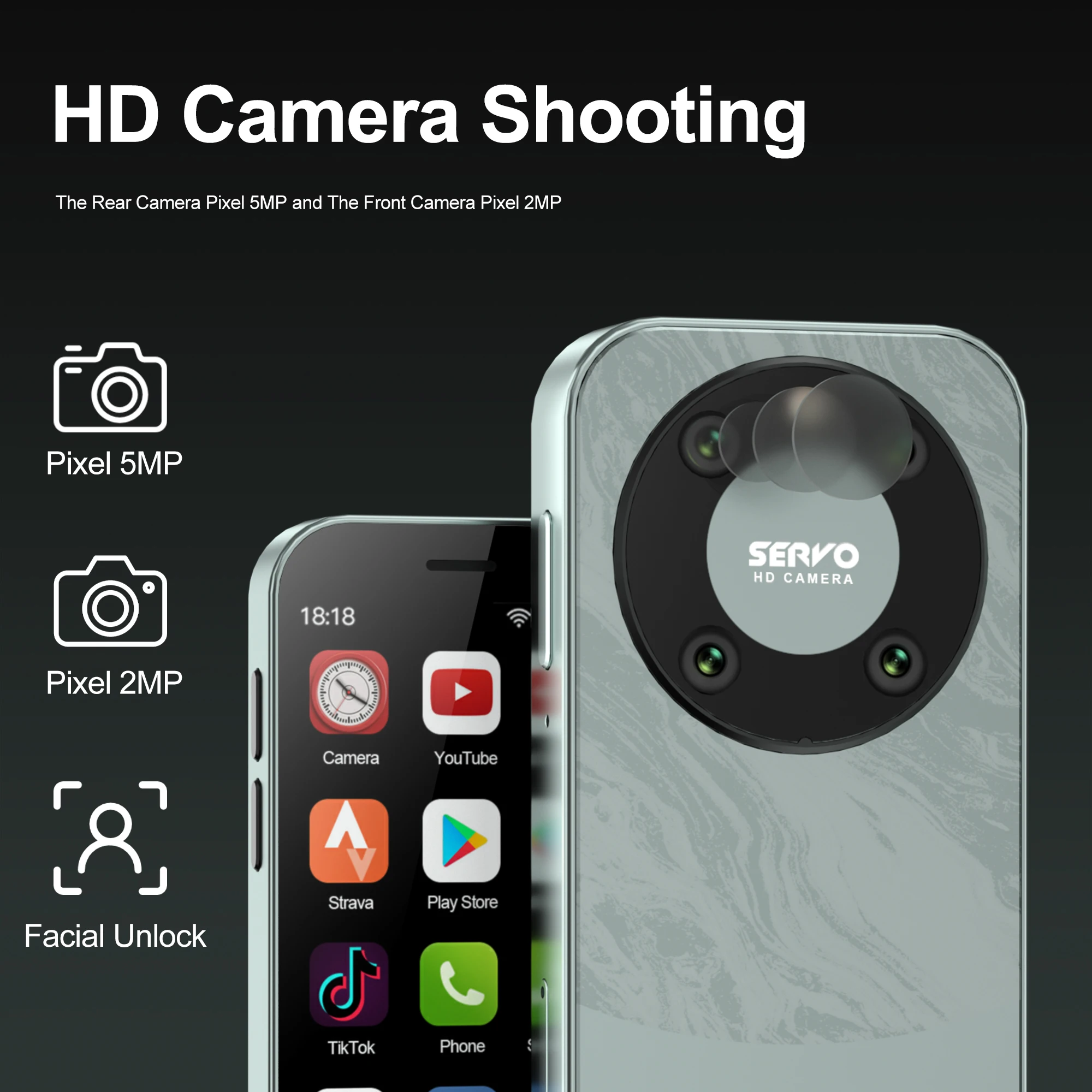 Servo King 9000 smartfon mini Android 10 - 6