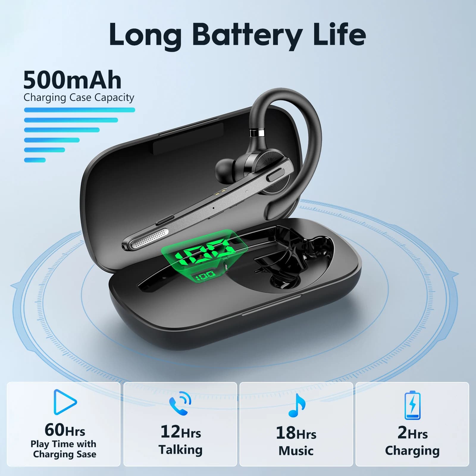 Słuchawki Bluetooth M53 z redukcją szumów - 3