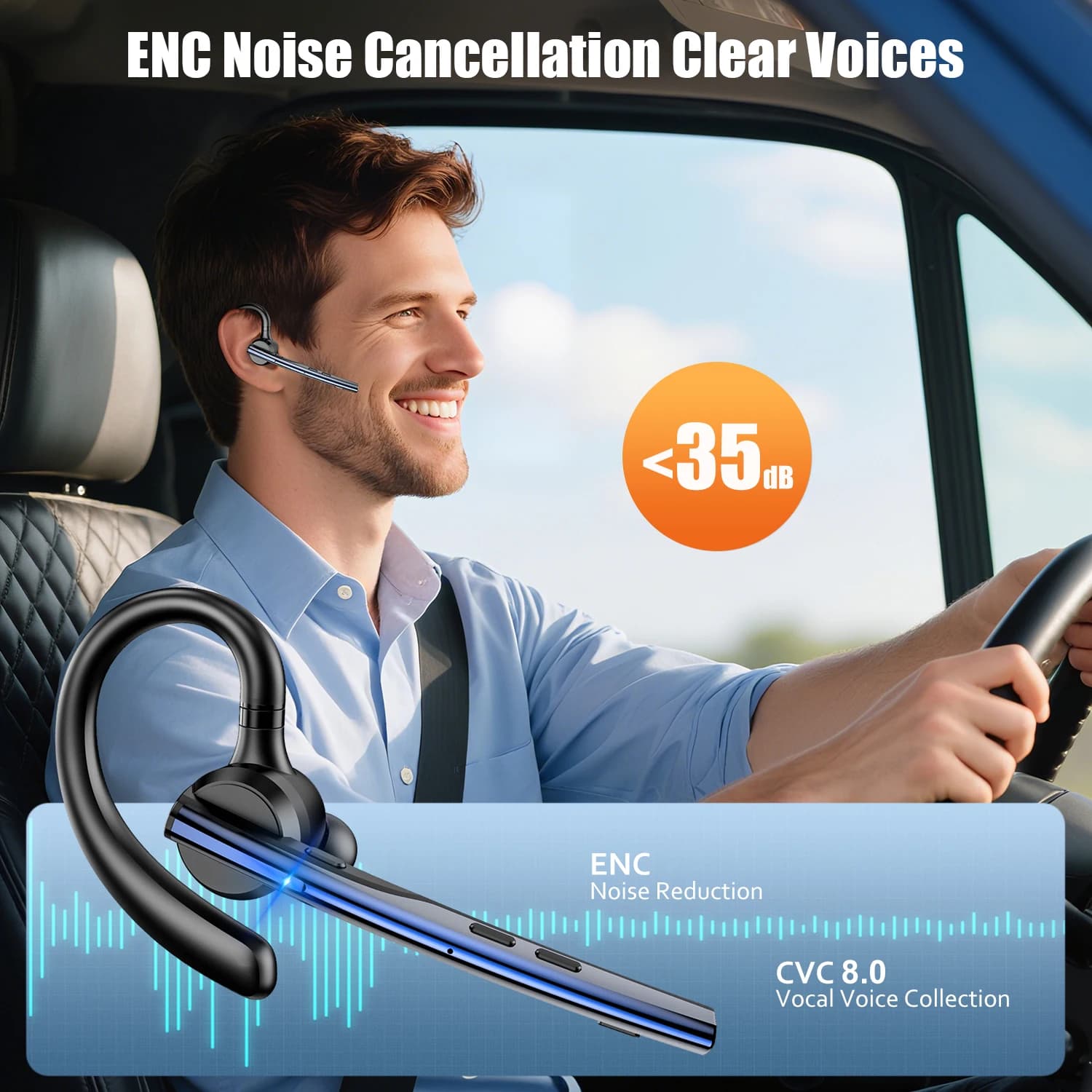 Słuchawki Bluetooth New Bee M54 bezprzewodowe - 3
