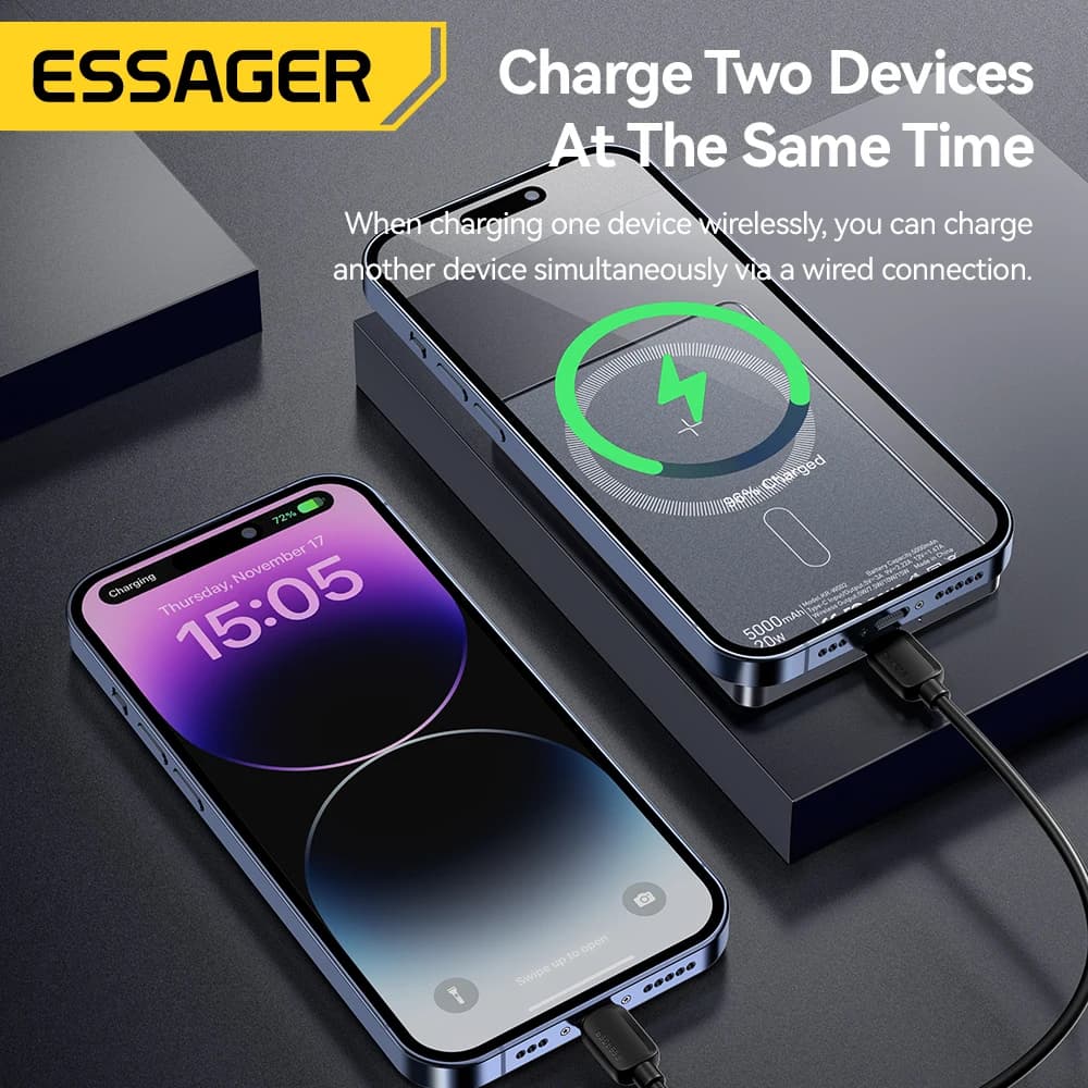 Power bank magnetyczny 5000mAh 20W z MagSafe - 6