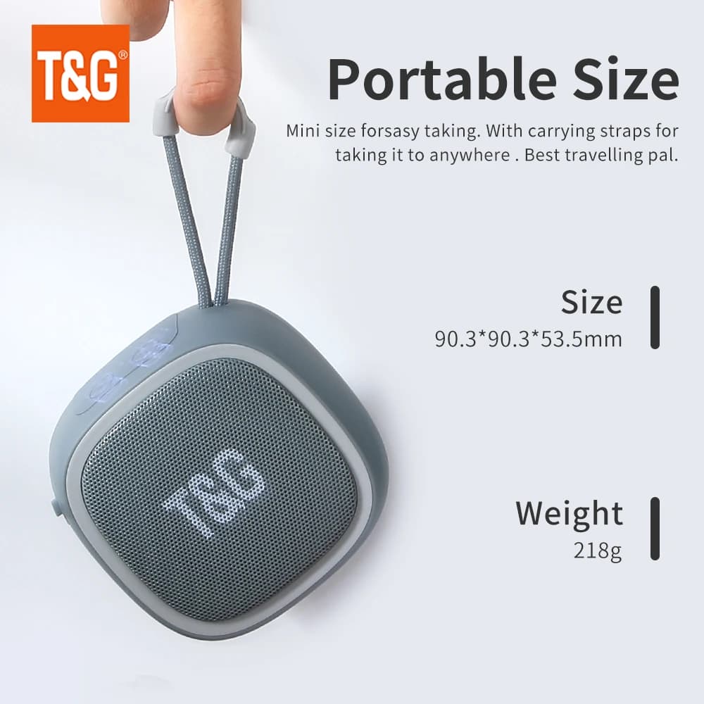 Głośnik Bluetooth mini przenośny BT 5.3 - 7