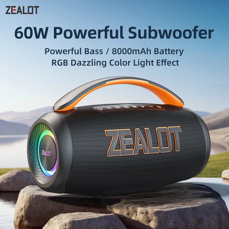 Głośnik Bluetooth Zealot P12 60W z TWS