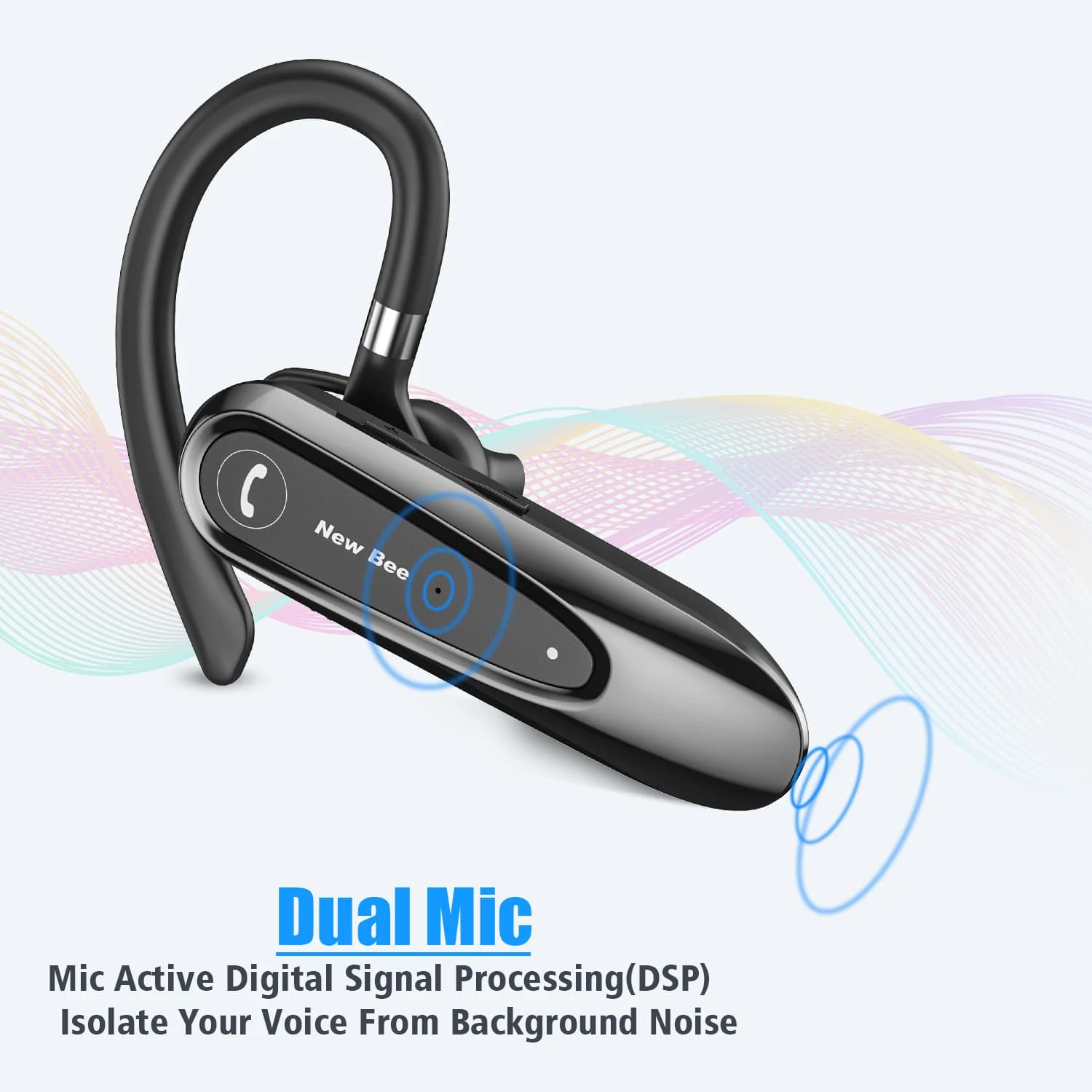 Słuchawki Bluetooth Bee B45 z redukcją szumów - 6