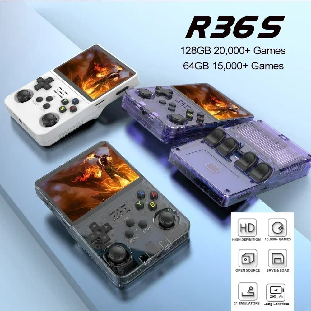 Konsola R36S Linux IPS 3,5" 256GB - 7