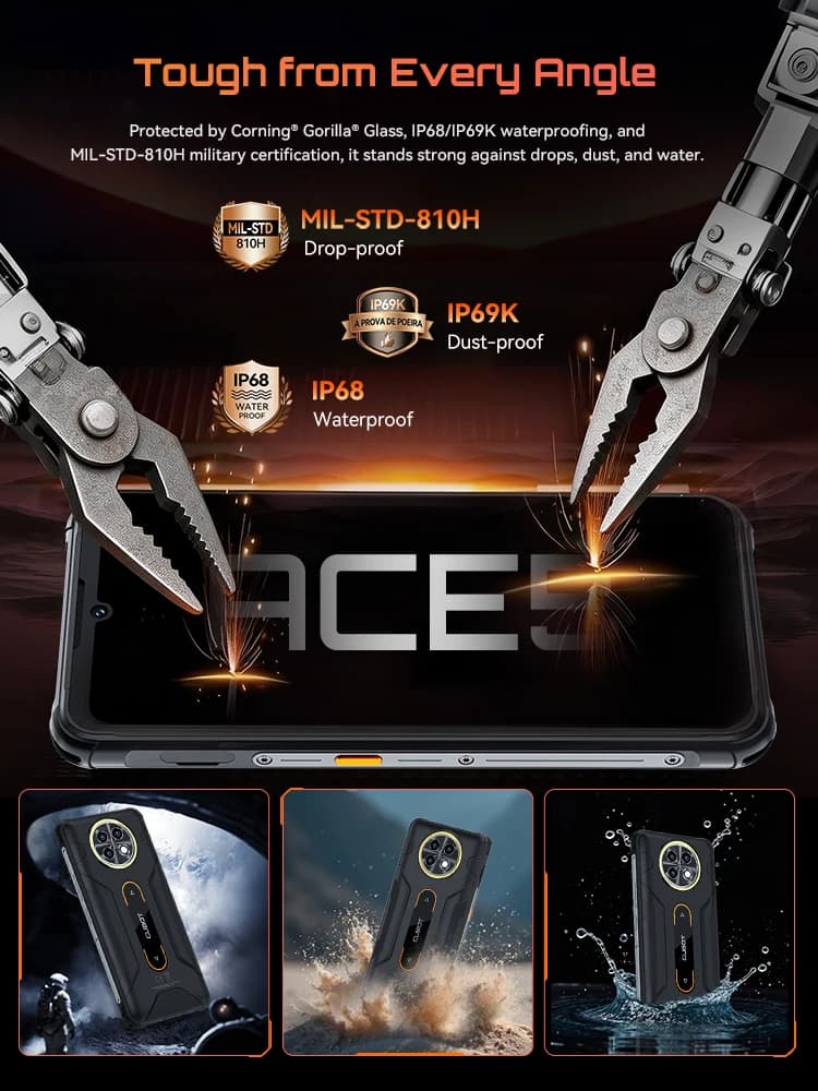 Cubot KingKong ACE 5 smartfon 256GB RAM 20GB - 6