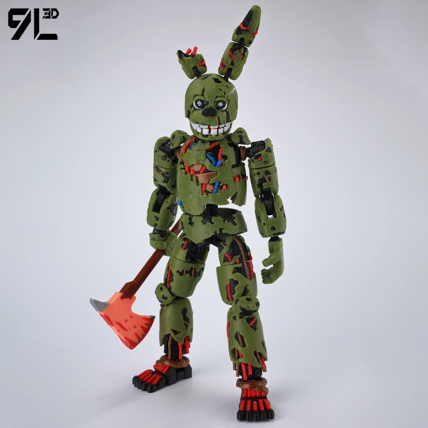 Figurki FNAF Freddy Springtrap 3D
