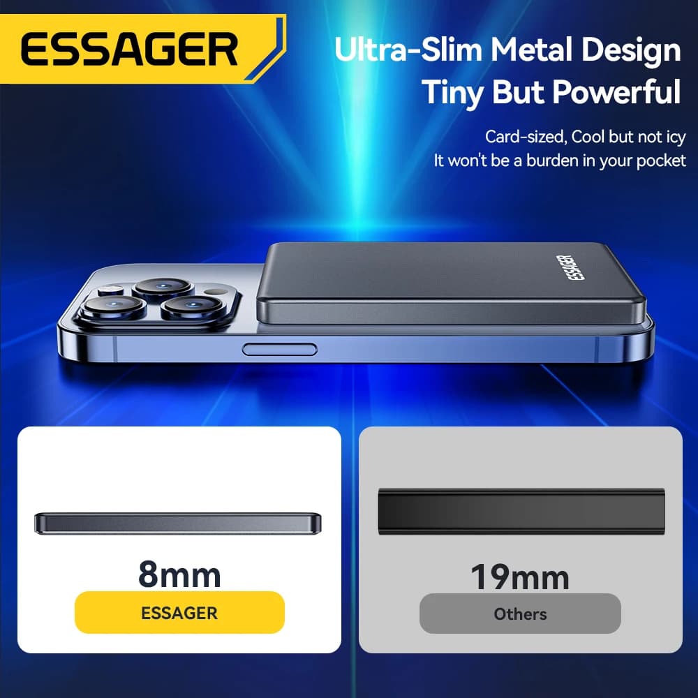 Power bank magnetyczny 5000mAh 20W z MagSafe - 4