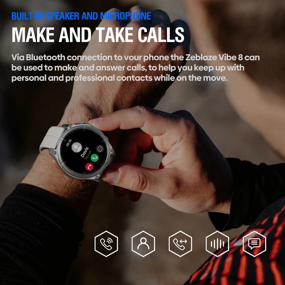 Smartwatch Zeblaze VIBE 8 AMOLED z latarką - 4