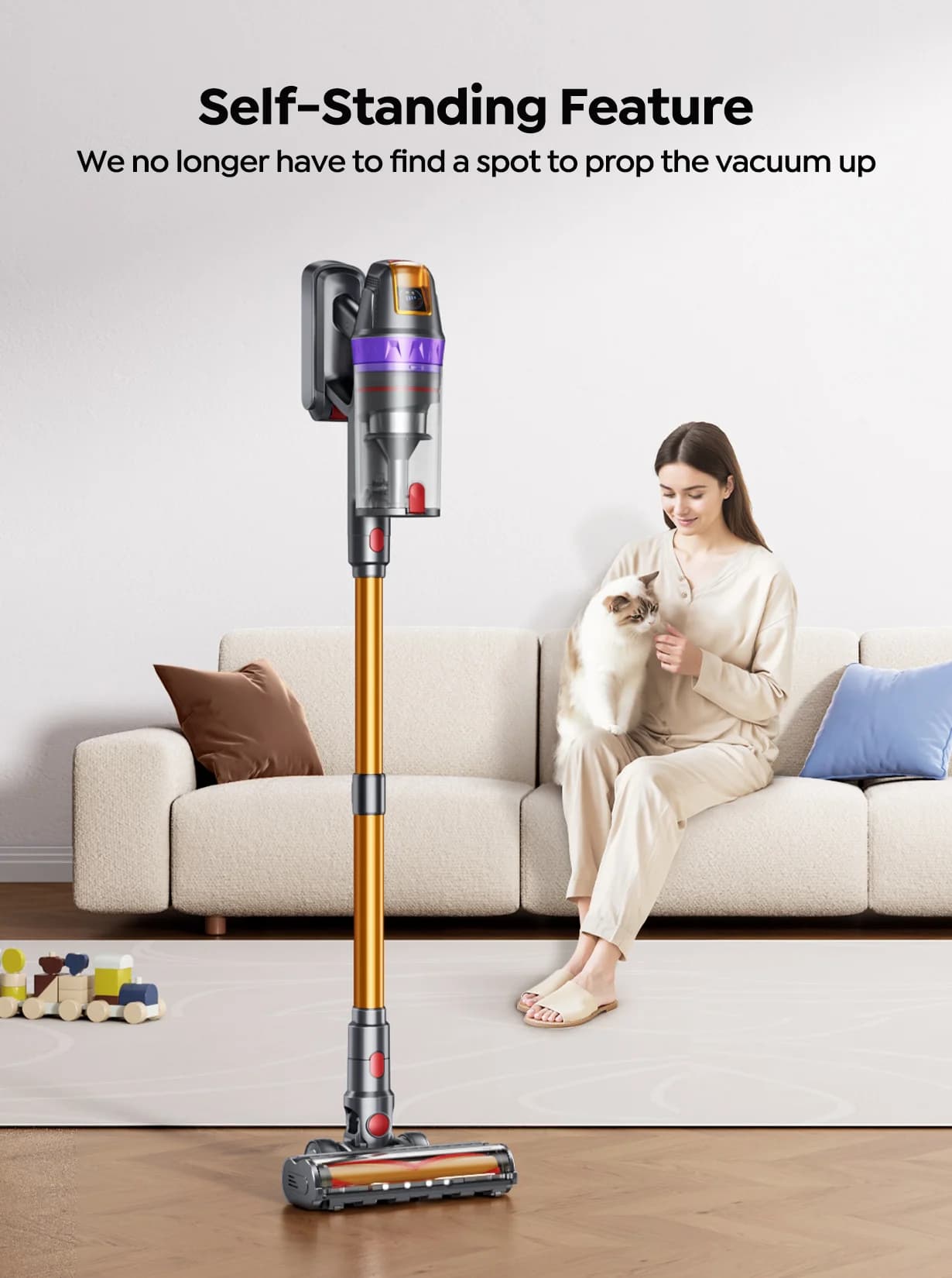 Odkurzacz bezprzewodowy BUTURE VC90 600W - 6