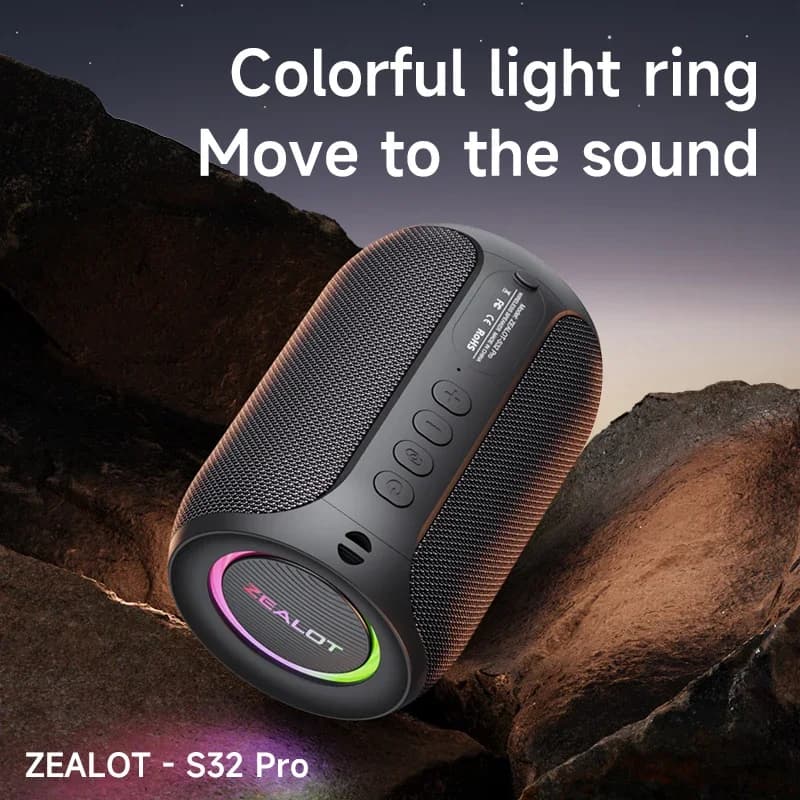 Zealot S32 Pro – głośnik Bluetooth IPX6 - 5
