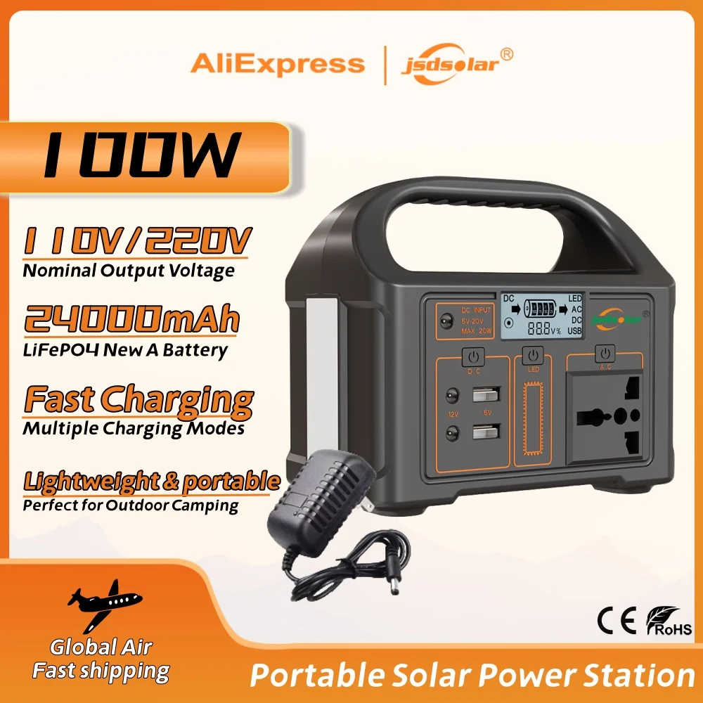 Przenośna elektrownia słoneczna 100W